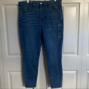 NWT American Eagle Super Hi-Rise Jegging 34w 18 Short